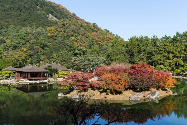 Jardín Ritsurin en Japón — Foto de Stock