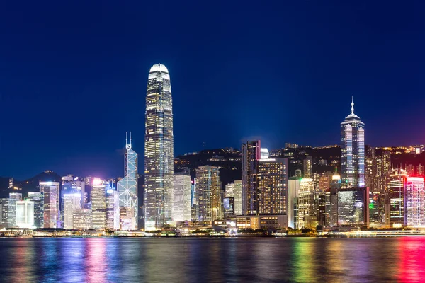 Hong Kong City di notte — Foto Stock