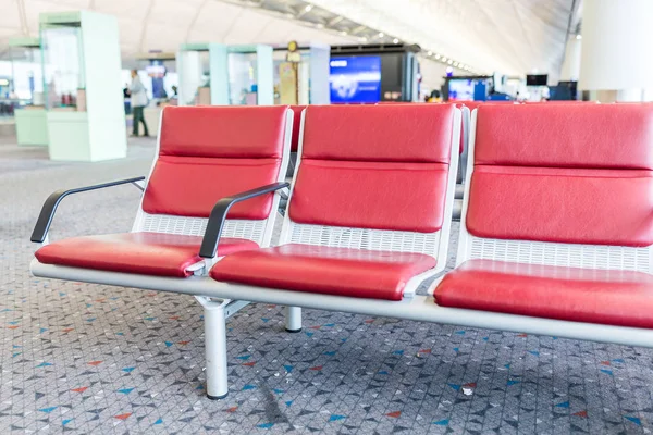 Panchine in Hong Kong Aeroporto — Foto Stock