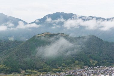 Japonya'nın geleneksel Takeda Castle 