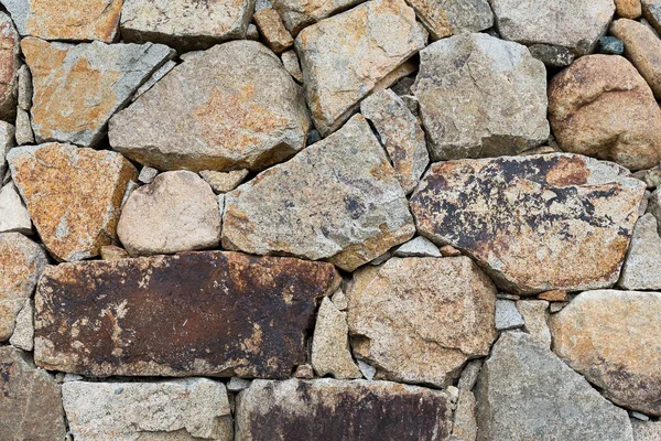 Mur de pierre de roche — Photo