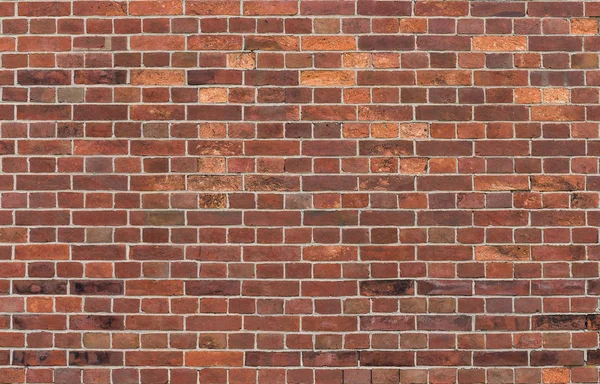 Textura de pared de ladrillo rojo — Foto de Stock