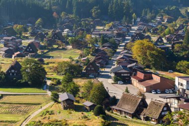 Japonya'nın Shirakawago Köyü