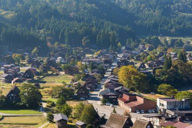 Japonya'nın Shirakawago Köyü