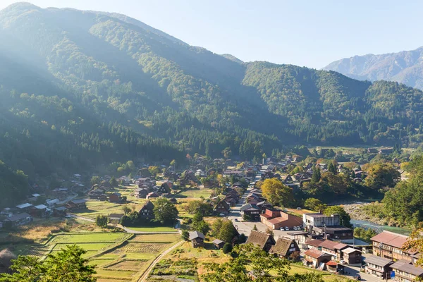 Pueblo tradicional japonés de Shirakawago — Foto de Stock