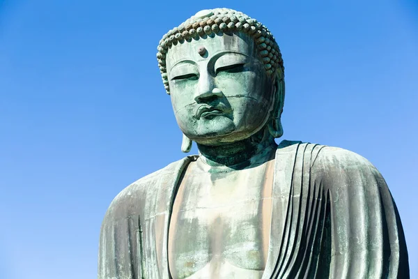 Grande estátua de Buda em Kamakura — Fotografia de Stock