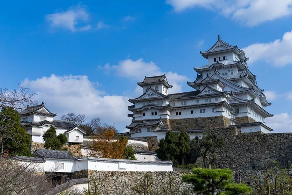 Tradiční Himeji hrad a park — Stock fotografie