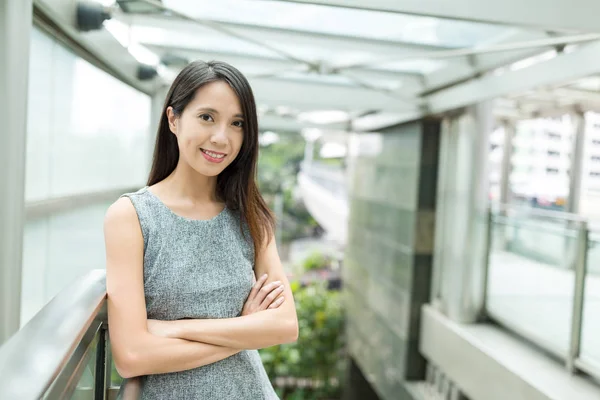 Jovem empresária retrato — Fotografia de Stock