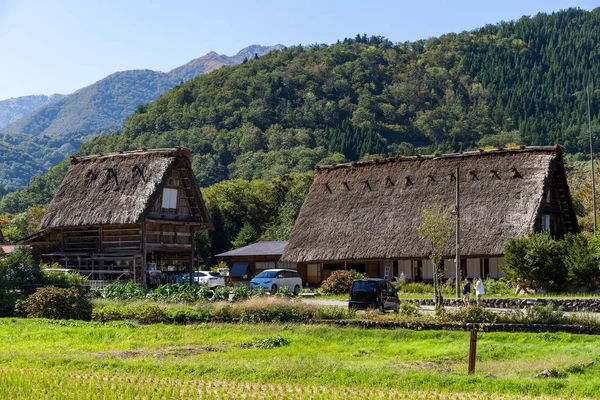 Antiguo pueblo japonés de Shirakawago — Foto de Stock