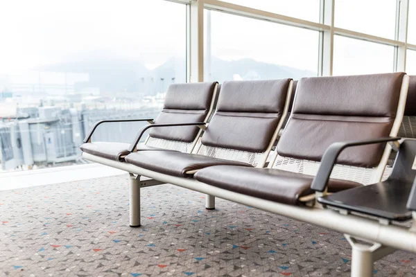 Airport waiting seats — Stock Photo, Image