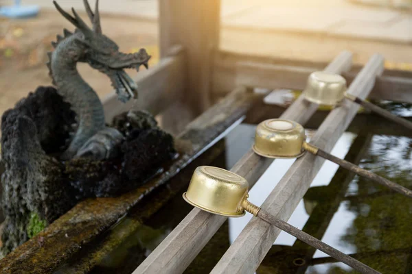 Water bamboo fountain — Stock Photo, Image