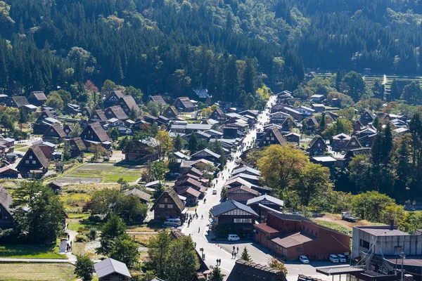 在日本的白川乡村 — 图库照片