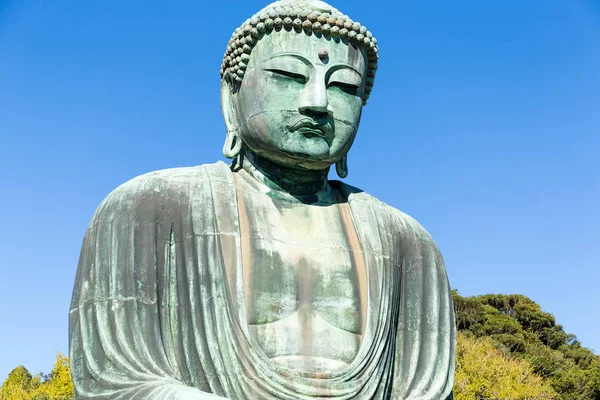 Wielki posąg Buddy w Kamakura — Zdjęcie stockowe