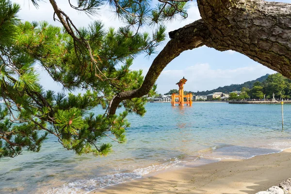 在日本严岛神社 — 图库照片