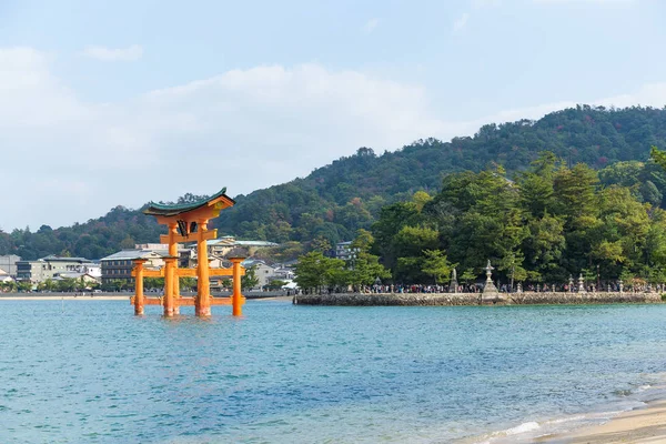 在日本严岛神社 — 图库照片