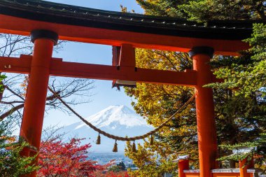 Fuji Dağı ve Japon Tapınağı