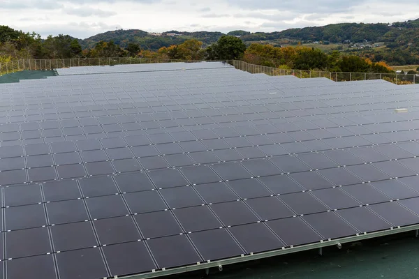 Panel słoneczny elektrowni — Zdjęcie stockowe