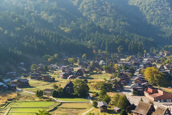 Παραδοσιακό ιαπωνικό Shirakawago χωριό — Φωτογραφία Αρχείου