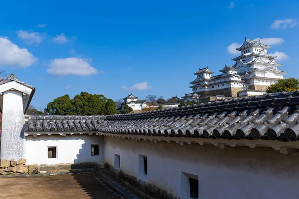Castelo Himeiji tradicional japonês — Fotografia de Stock