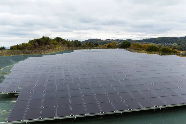 Panel słoneczny elektrowni — Zdjęcie stockowe