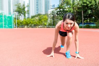 Kadın yarış için hazır