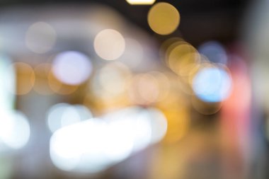 Alışveriş merkezinin bulanık görüntüsü