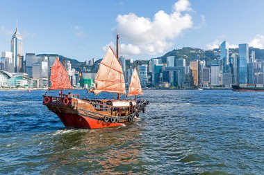 hong Kong eski bir tekne