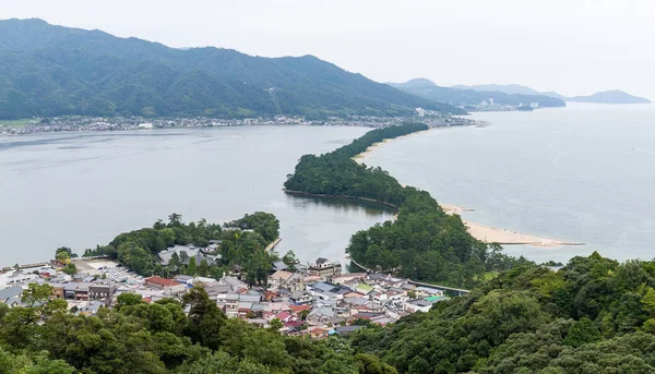 Japonya'da Amanohashidate görünümünü