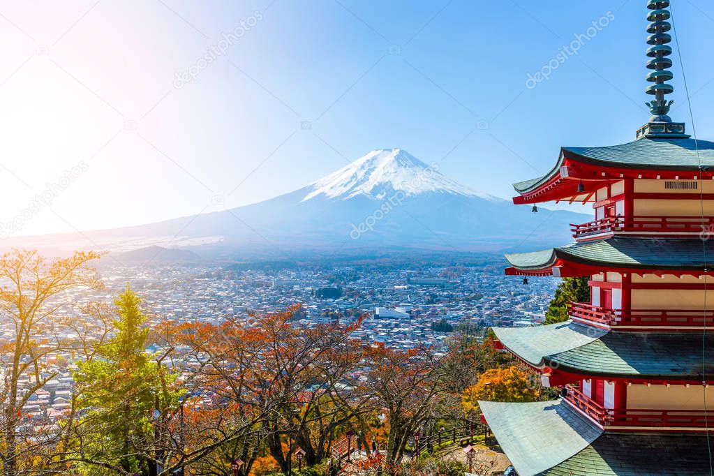 Mt. Fuji and Chureito Pagoda