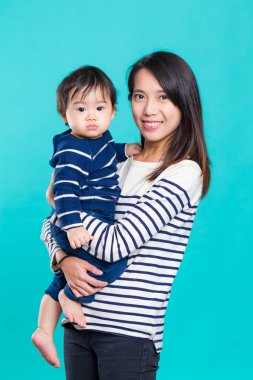 Genç anne ve çocuk 