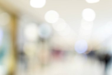 Alışveriş merkezinin bulanık görüntüsü