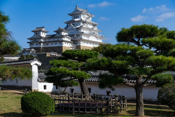 Tradiční japonské Himeji hrad — Stock fotografie