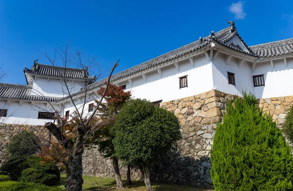 Castillo Himeji con sol —  Fotos de Stock