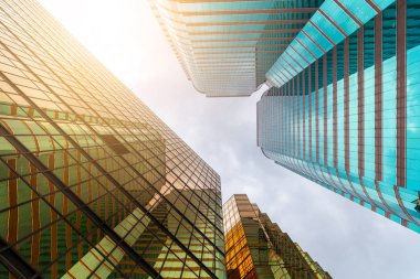 Hong Kong 'daki ofis binaları