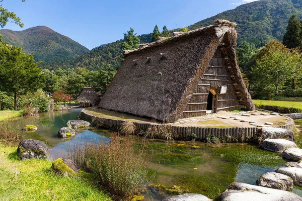 Tradycyjny i historyczne japoński wioski Shirakawago — Zdjęcie stockowe