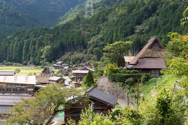 Shirakawago vesnice v Japonsku — Stock fotografie