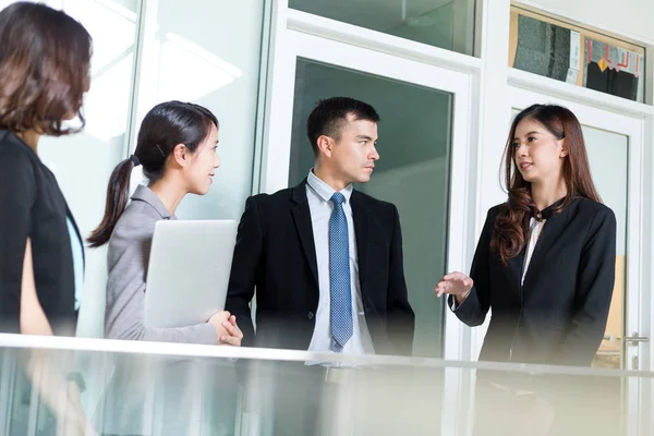 Asian Business people discuss in office — Stock Photo, Image