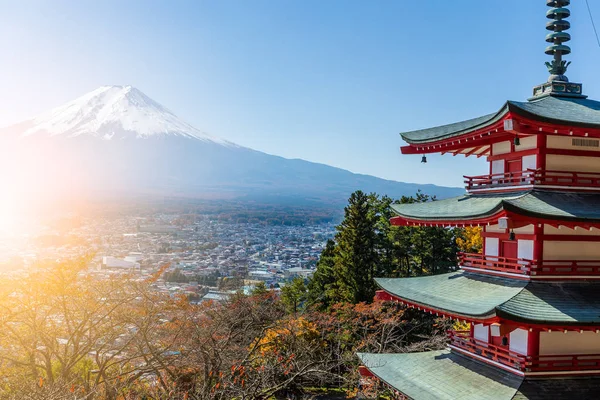 Montaña Fuji y Pagoda Chureito — Foto de Stock