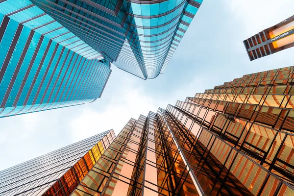 Edificios comerciales de Hong Kong — Foto de Stock