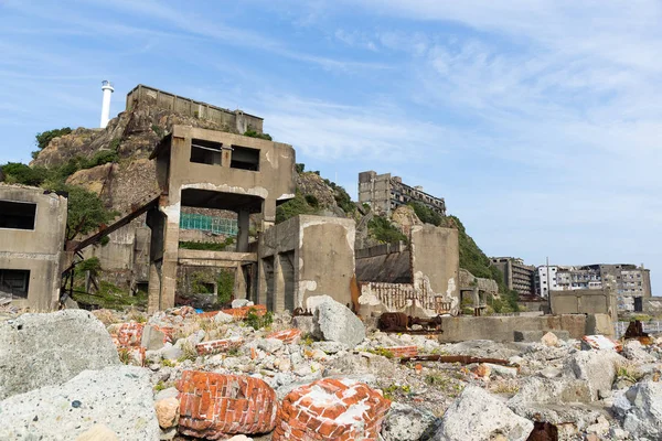 長崎市の端島 — ストック写真