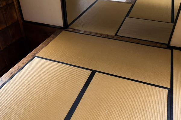 Tatami in empty japanese room Royalty Free Stock Images