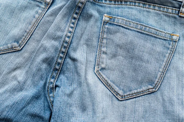 Tekstur jeans biru — Stok Foto