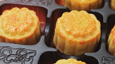 Çin sonbahar moon kek orta