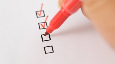 Eller onay kutusunu işaretleyin 