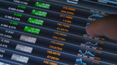 Borsa grafik tablet pc ile