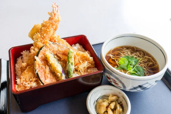 Japanese tempura on table — Stock Photo, Image