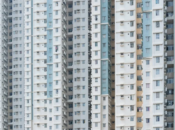 Fassade für Sozialwohnungen — Stockfoto