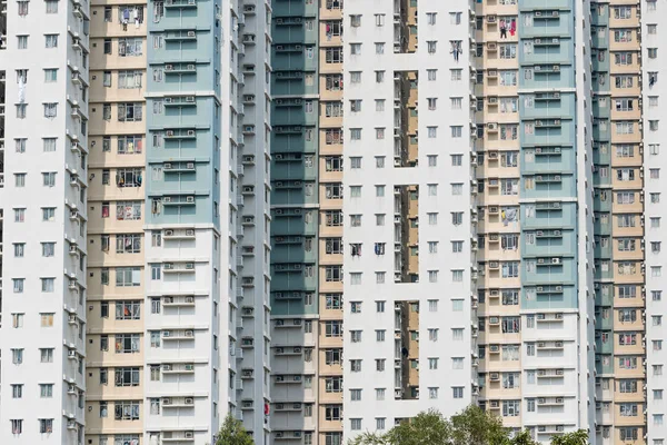 Public housing building facade