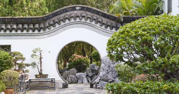 Hermoso Jardín Chino Tradicional —  Fotos de Stock