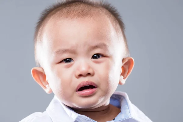 Little Baby Boy Sad — Stock Photo, Image